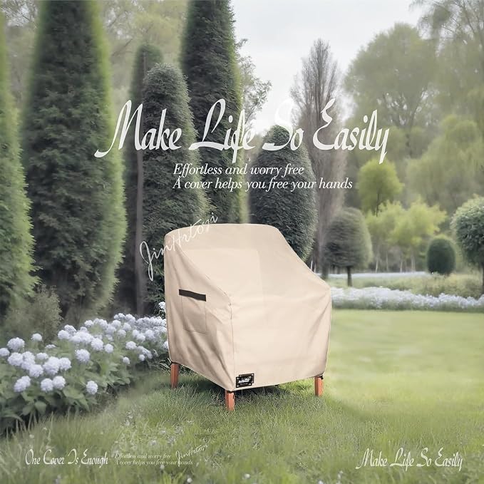JinHrtoyi Outdoor Chair Covers 2 Pack, 27Wx32Dx36H inches Patio Chair Cover - Image 6