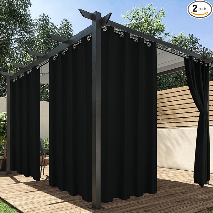 HolidayIdeas Extra Wide Outdoor Curtains by HolidayIdeas