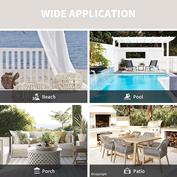 Waterproof Outdoor Curtain W105 x L84 - Image 8