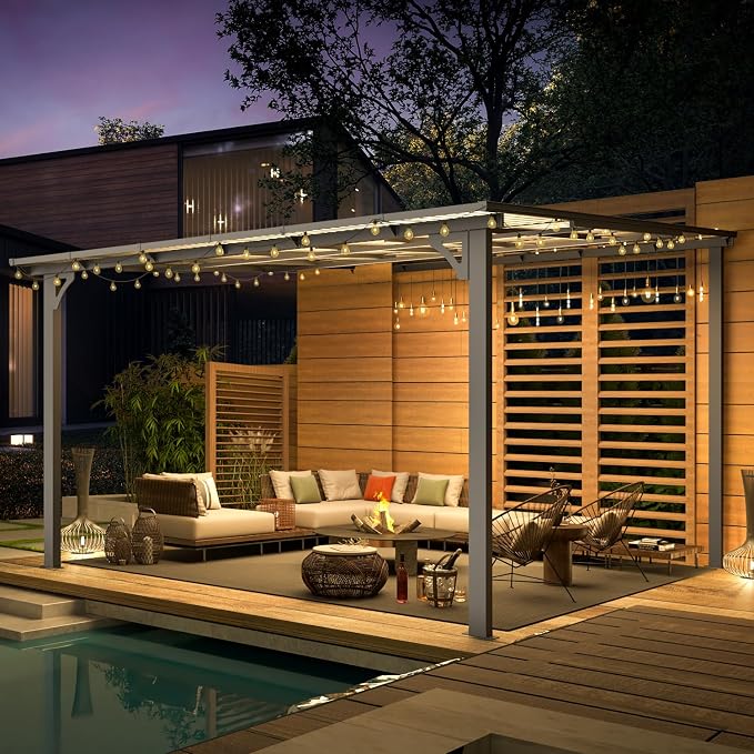 AECOJOY 12' x 12' Gazebo Outdoor Pergola - Image 2