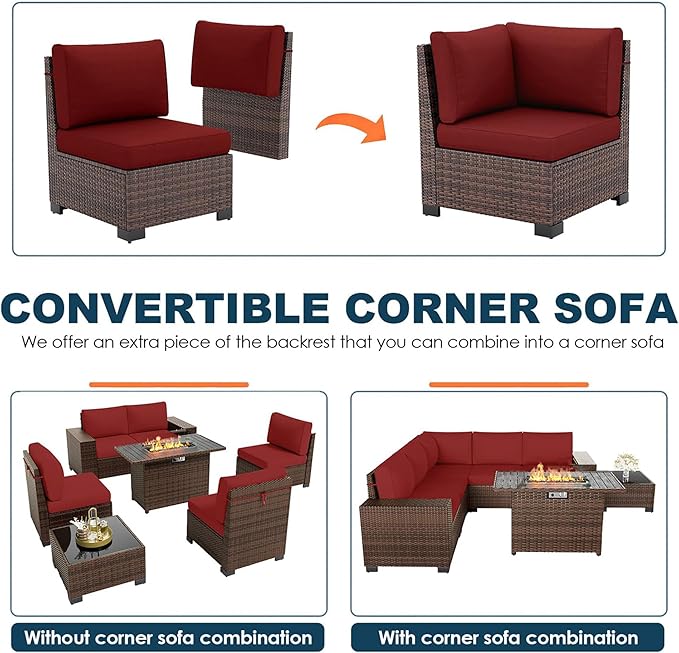 7 Piece Patio Furniture Set - Image 6