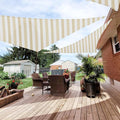 Patio Paradise 2' x 2' x 2' Sun Shade Sail Triangle Canopy Shade Cloth Fabric by Patio