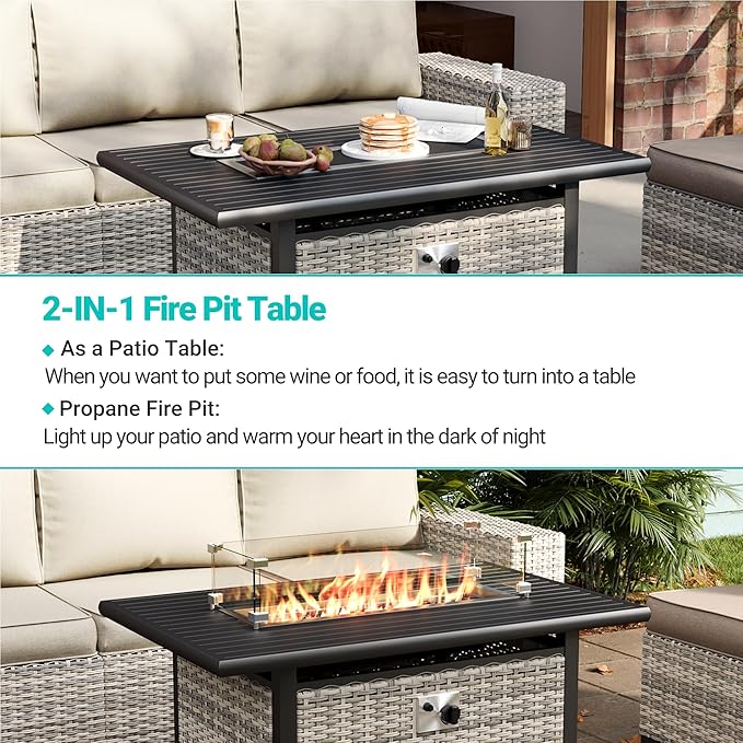10-Piece Outdoor Patio Furniture Set - Image 6