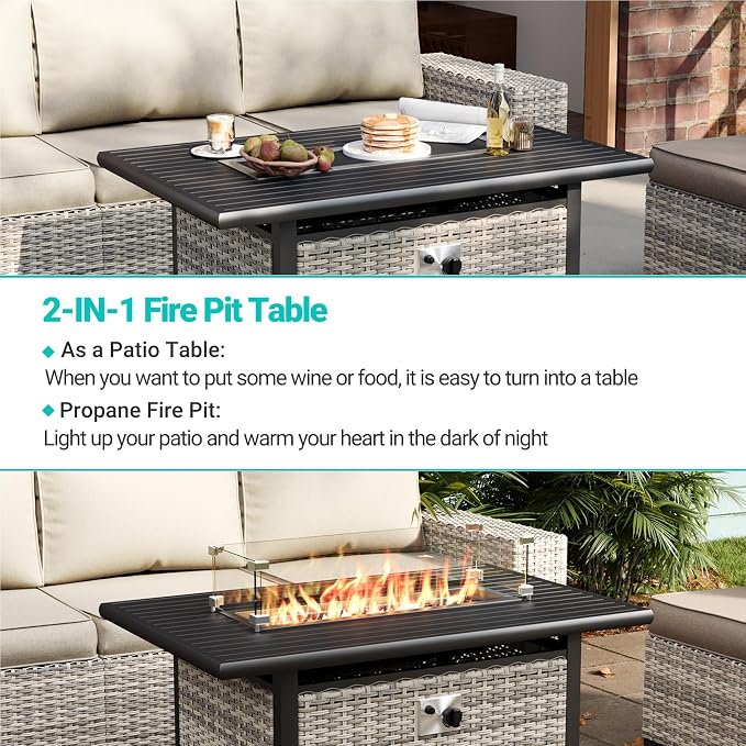 9-Piece Outdoor Patio Furniture Set - Image 8