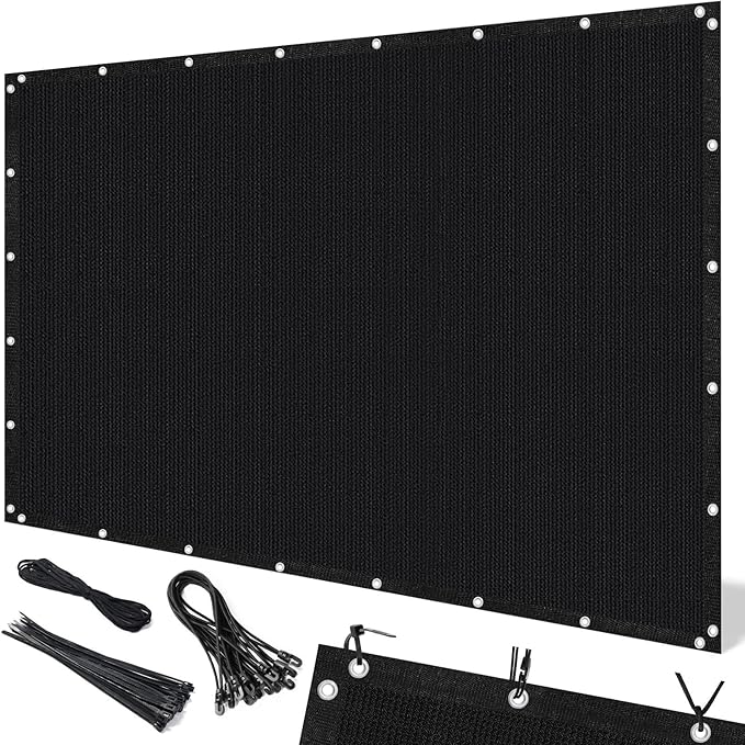 Artpuch 90% Sun Shade Cloth, 8 x 10 FT Pergola Shade Cover Canopy by Artpuch