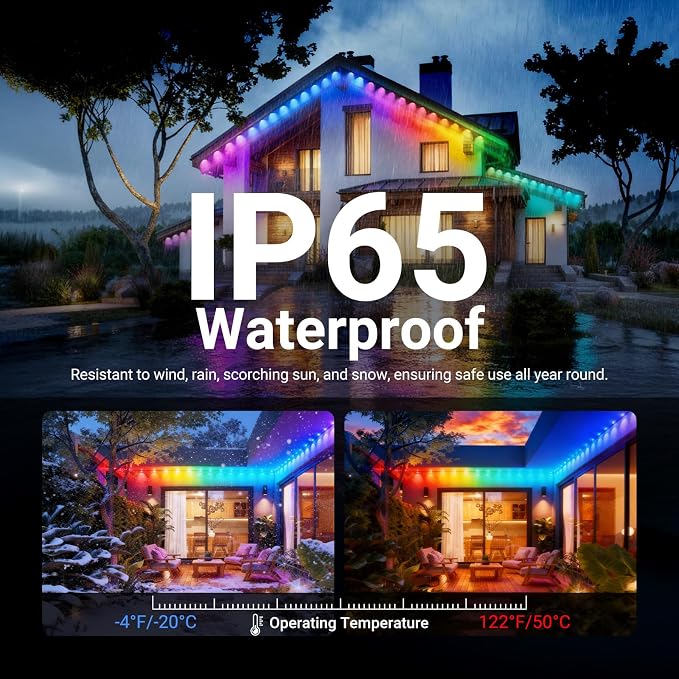 NEEWER 96ft Permanent Outdoor Lights - Image 6