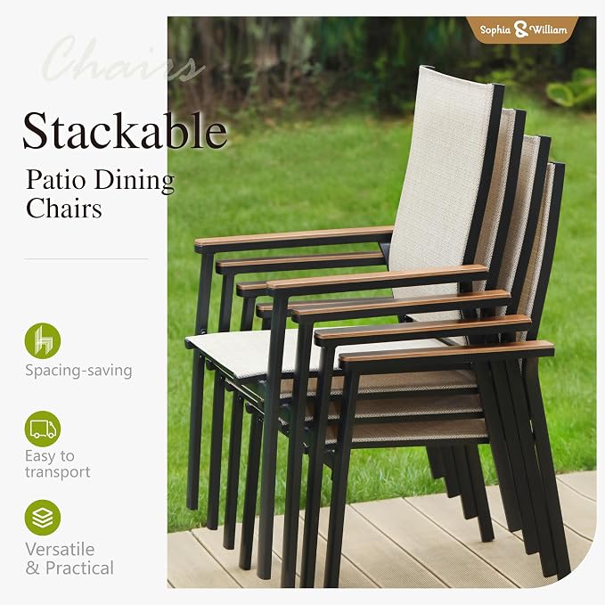 Sophia & William Patio Dining Set - Image 2