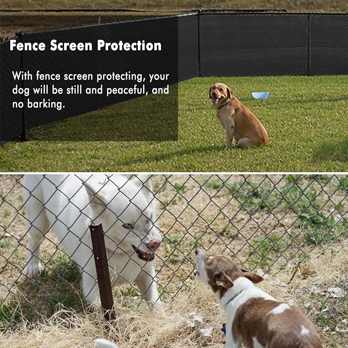 UPGRADE Privacy Fence Screen 5'x14' Black Outdoor 90% Visibility Blockage 170 - Image 6