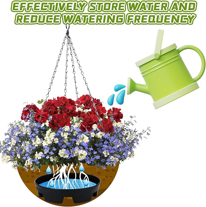 UPINS Invisible Self Watering Planter, 6 Set Self Watering Planter Insert - Image 3