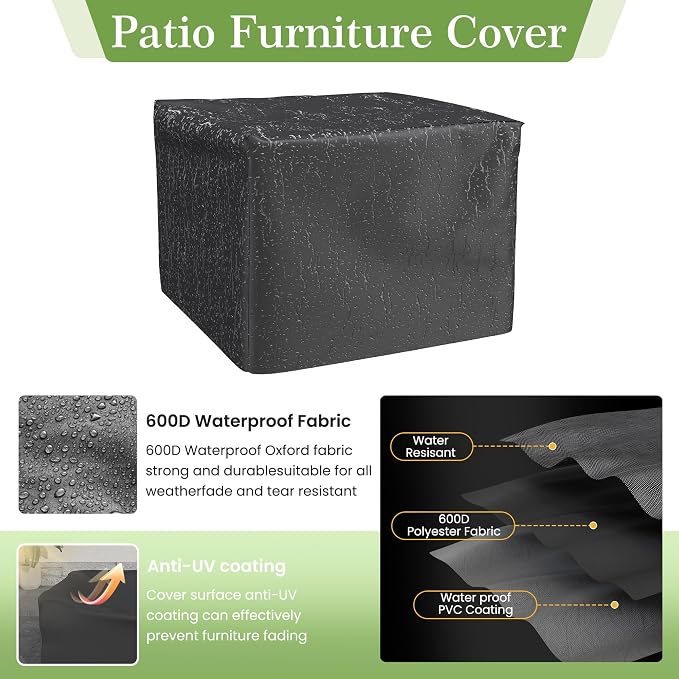 Amopatio Wicker Outdoor Sofa & Patio Couch Set - Image 7