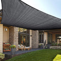 LOVE STORY Custom Size 16'x18' Graphite Grey Sun Shade Sail Rectangle UV Block by LOVESTORY