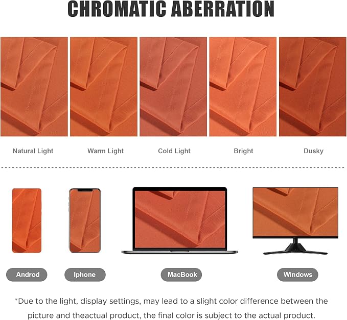 BONZER Outdoor Curtains for Patio Waterproof Thick Privacy Wide Grommet Light - Image 5