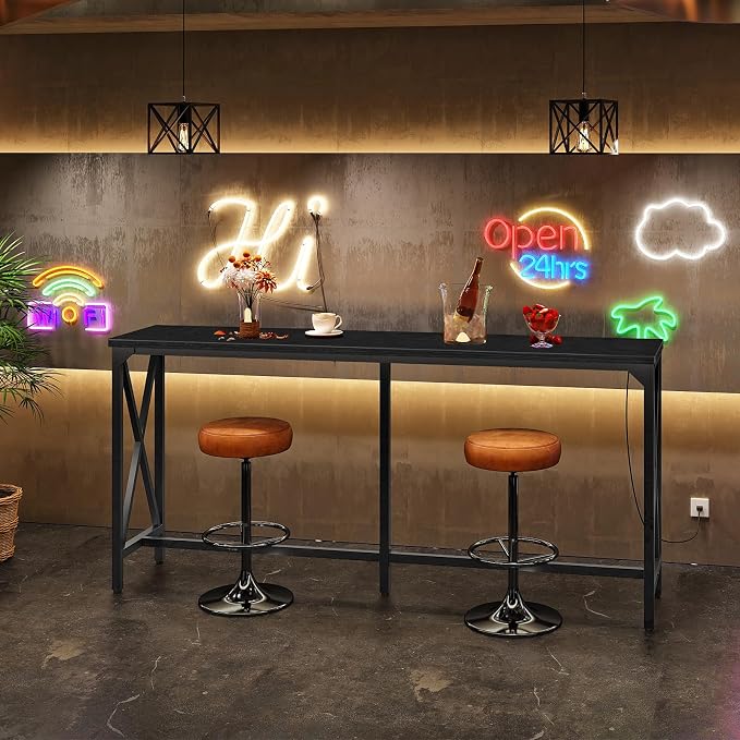 63'' Bar Table, Kitchen Dining Table - Image 4