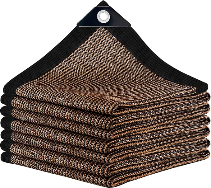 Mocha Sun Shade Cloth, Pergola Shade Cover by IMSGVIFO