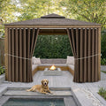 Outdoor Patio Curtain Waterproof Darkening Thermal Insulated Indoor Curtains by DivaenCamino