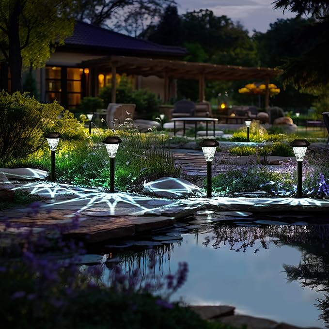 GIGALUMI 16 Pack Solar Lights Outdoor Waterproof, Outdoor Solar Lights - Image 5