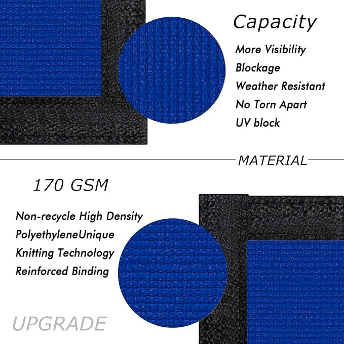 UPGRADE Privacy Screen 5' x 50' Fence Commercial Shade Cover - Image 2