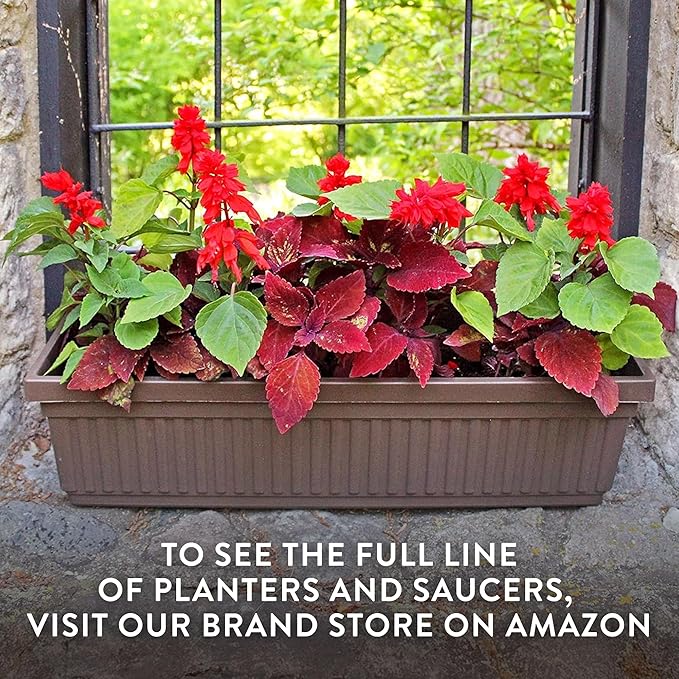 The HC Companies Venetian Windowr Planter Box w/Drain Plug - Image 9