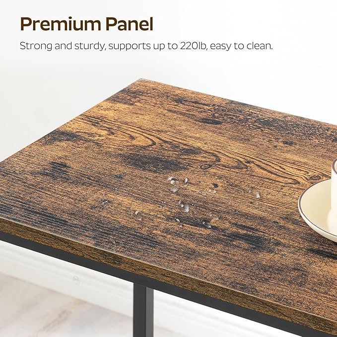 70.8" Long Bar Table, Counter Bar Height Table, High Top Table, Rectangular - Image 5