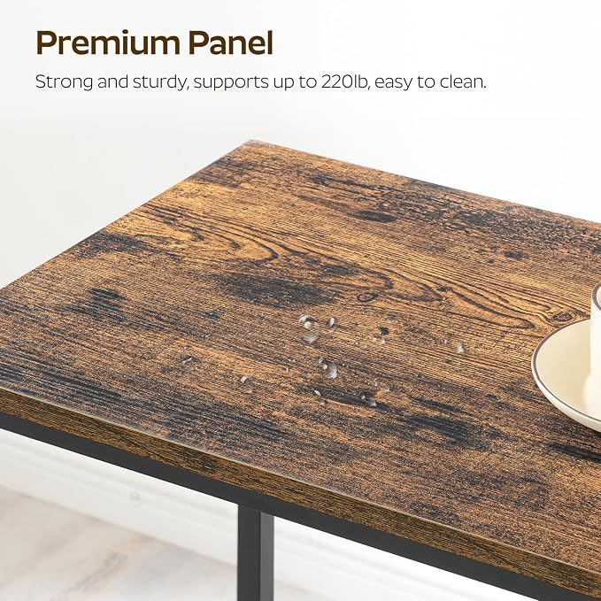 63" Long Bar Table, Counter Bar Height Table, High Top Table, Rectangular Bar - Image 5
