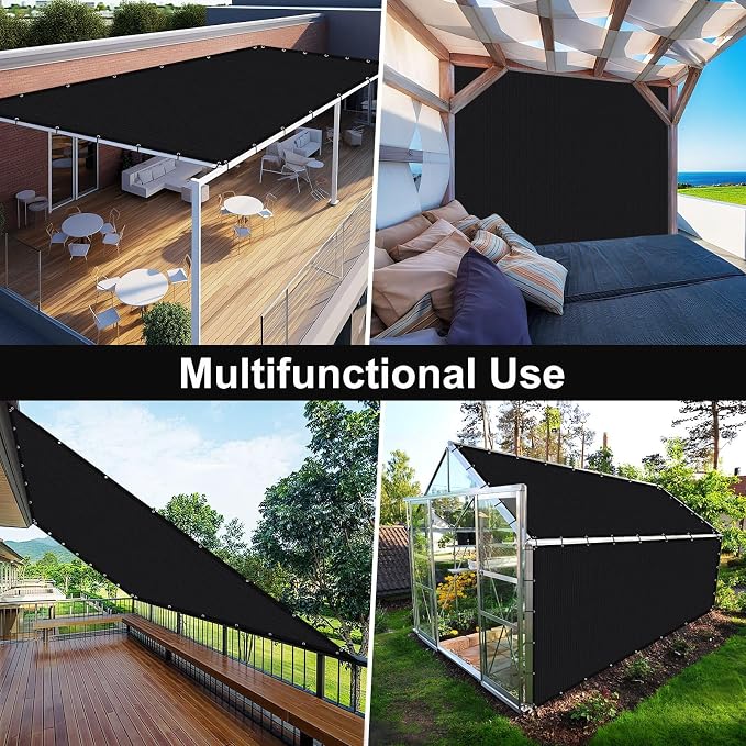 Artpuch 90% Sun Shade Cloth, 3 x 8 FT Pergola Shade Cover Canopy - Image 8