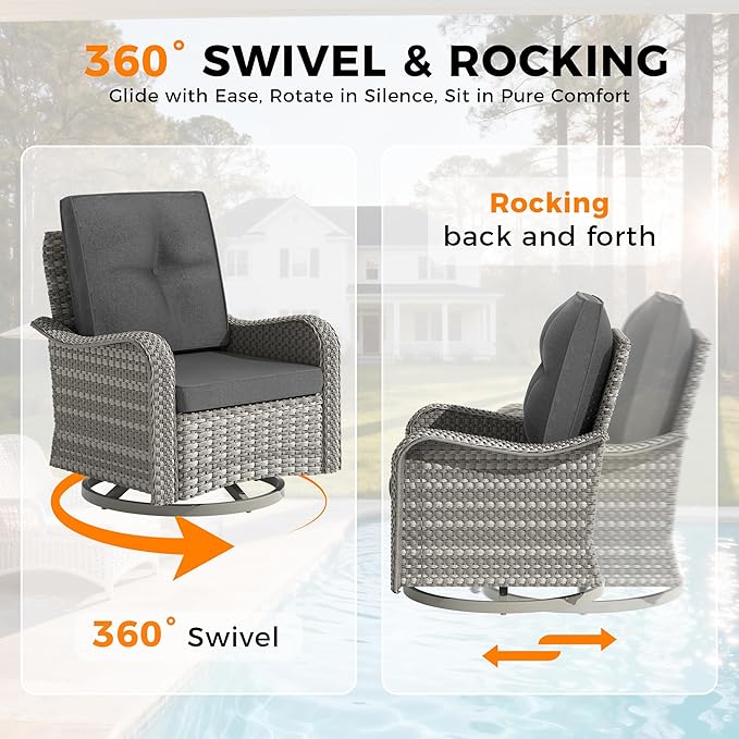 8-Seat Modern Patio Furniture Set - Image 5