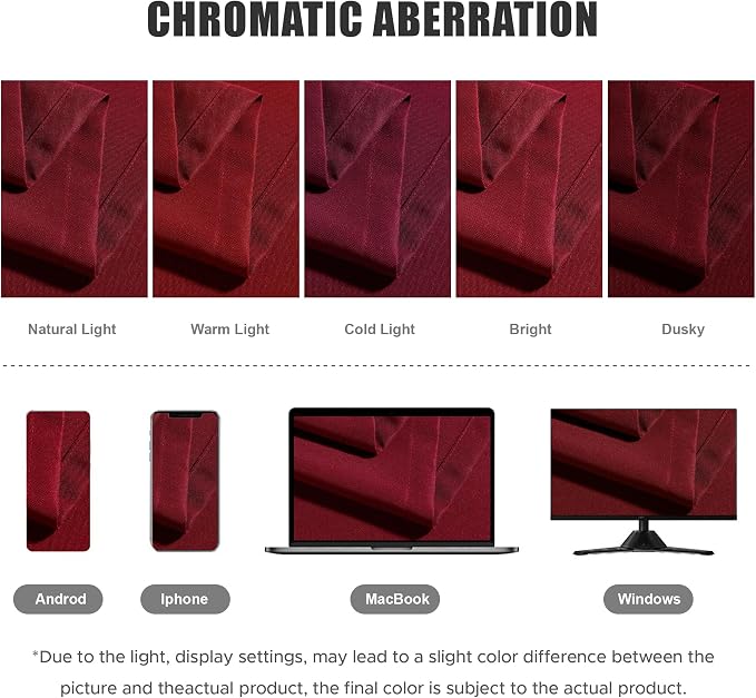 BONZER Outdoor Curtains for Patio Water Resistant Heavy Privacy Light Filtering - Image 5