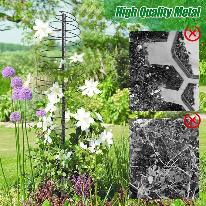 Trellis for Climbing Plants Outdoor, 2 Pack 73inch Tall Plants Trellis Support - Image 3