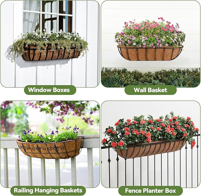 3Pcs Trough Coco Liner 36" Coco Coir Liners - Image 5