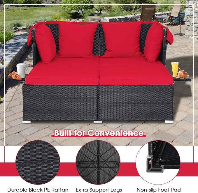 RELAX4LIFE Patio Outdoor Daybed - Image 7