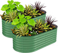 GarveeLife 2 Pcs Raised Garden Beds Outdoor 6x3x2 ft by GarveeLife