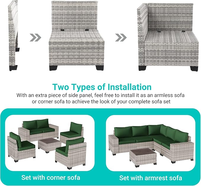 15-Piece Outdoor Patio Furniture Set - Image 3