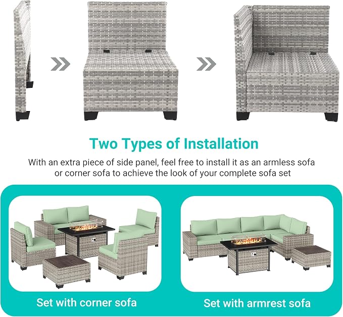 13-Piece Outdoor Patio Furniture Set - Image 2