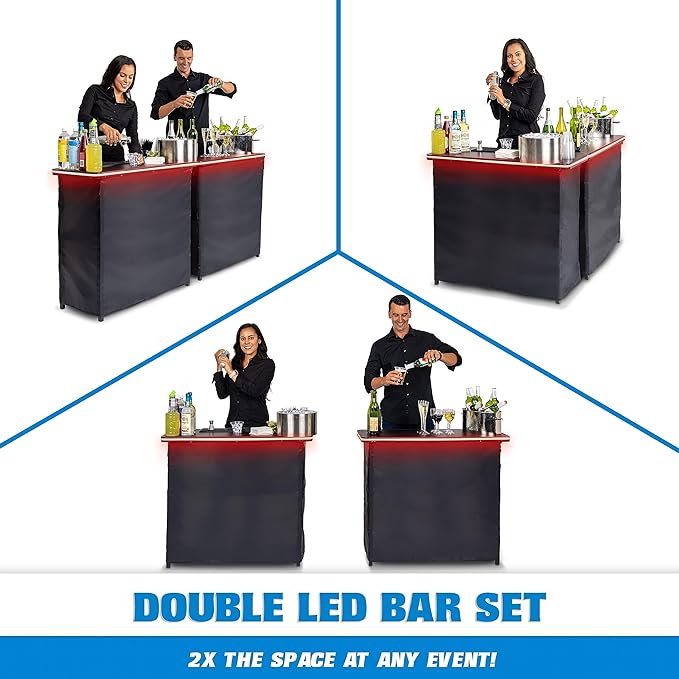 GoBar Portable Double Bar Table Set - Image 4