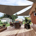 Patio Paradise 3' x 3' x 3' Sun Shade Sail Triangle Canopy Shade Cloth Fabric by Patio