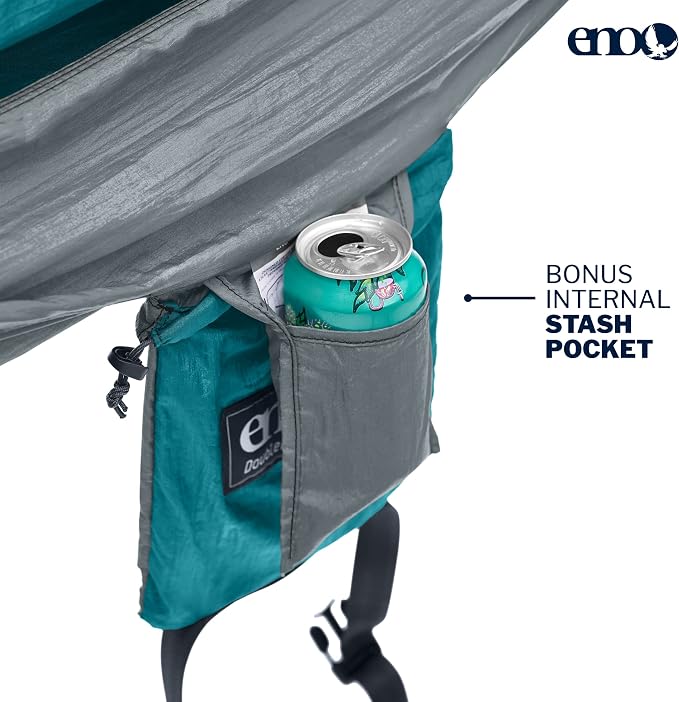 ENO, Eagles Nest Outfitters DoubleNest Lightweight Camping Hammock, 1 to 2 - Image 3