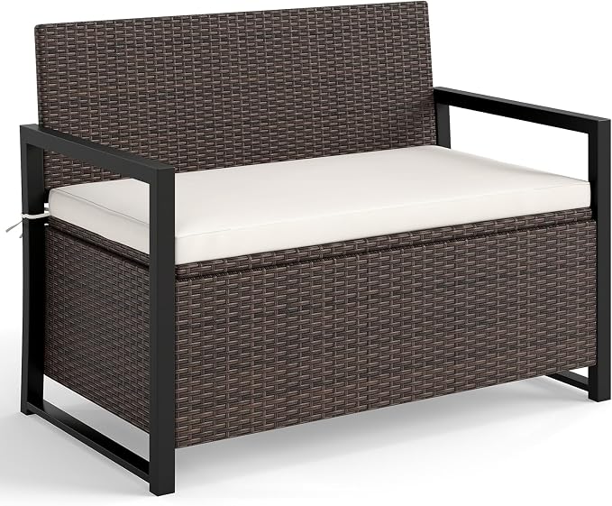 Tangkula 40 Gallon Outdoor Bench by TANGKULA