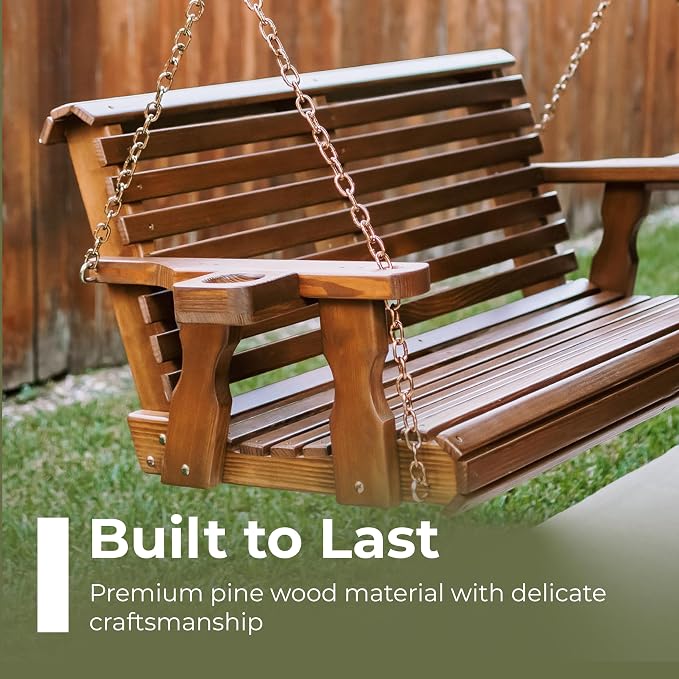 Amish Casual 5 Foot Roll Back Porch Swing - Image 4