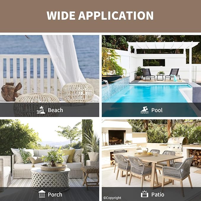 Waterproof Outdoor Curtain W105 x L95 - Image 8