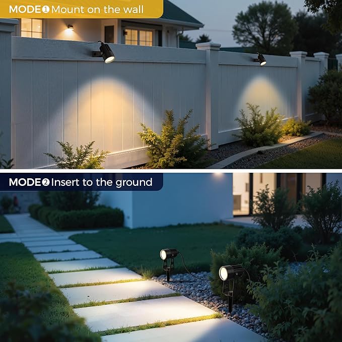 L LOHAS LED RGB Dusk to Dawn Low Voltage Landscape Lighting, IP65 Outdoor - Image 8