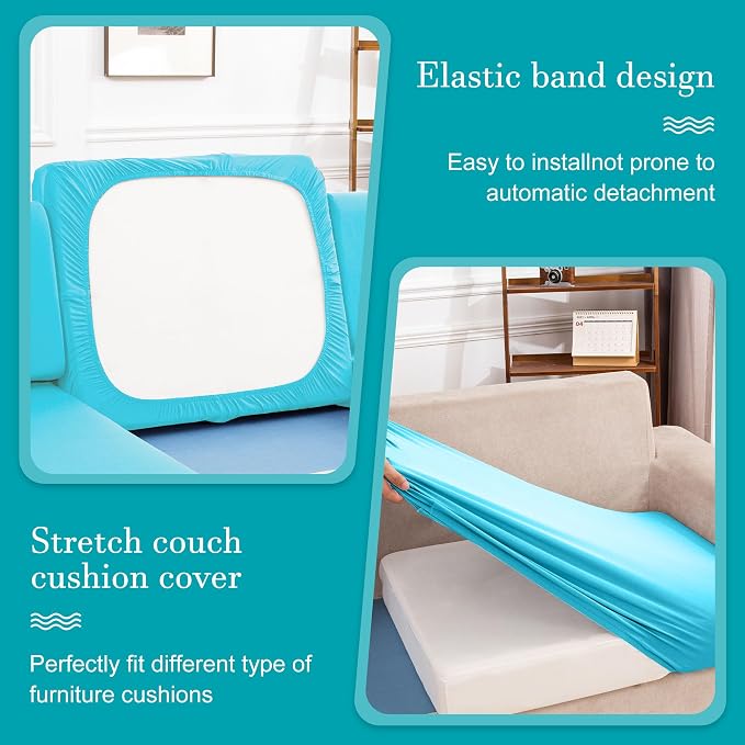 14Pcs Stretch Patio Cushion Covers, Outdoor Couch Covers Replacement, Outdoor - Image 5