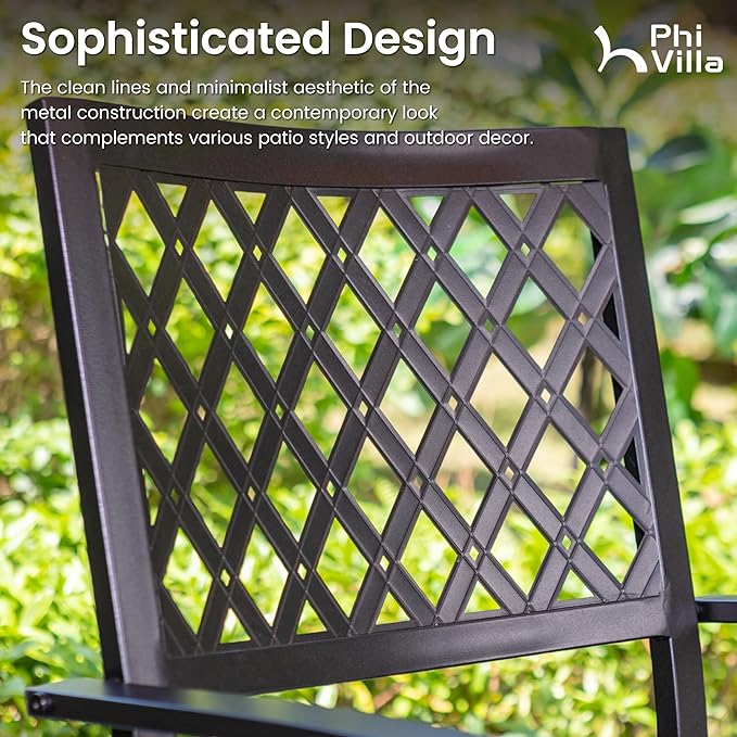 PHI VILLA 9 Pieces Outdoor Dining Set - Image 3