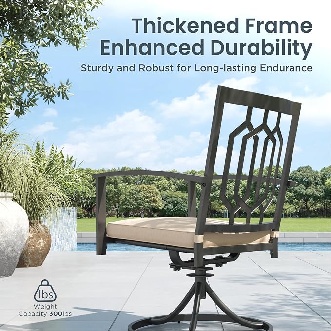 PHI VILLA 9 Pieces Outdoor Dining Set - Image 2