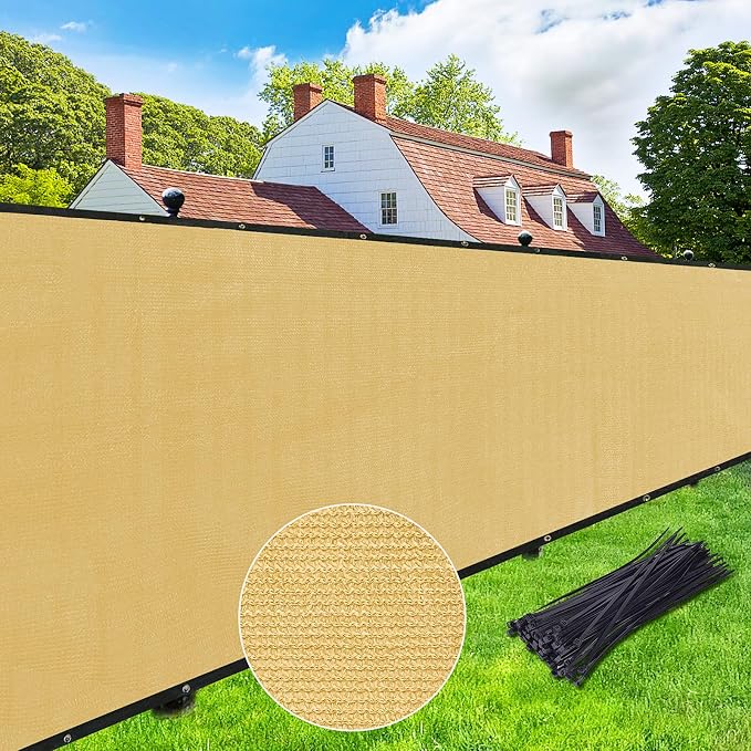UPGRADE Privacy Screen Fence 8' x 25' Commercial Shade Cover by UPGRADE