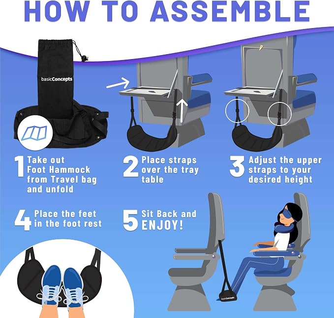 BASIC CONCEPTS Airplane Foot Hammock - Image 5
