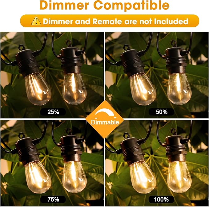 LED Outdoor String Lights 25FT - Image 3