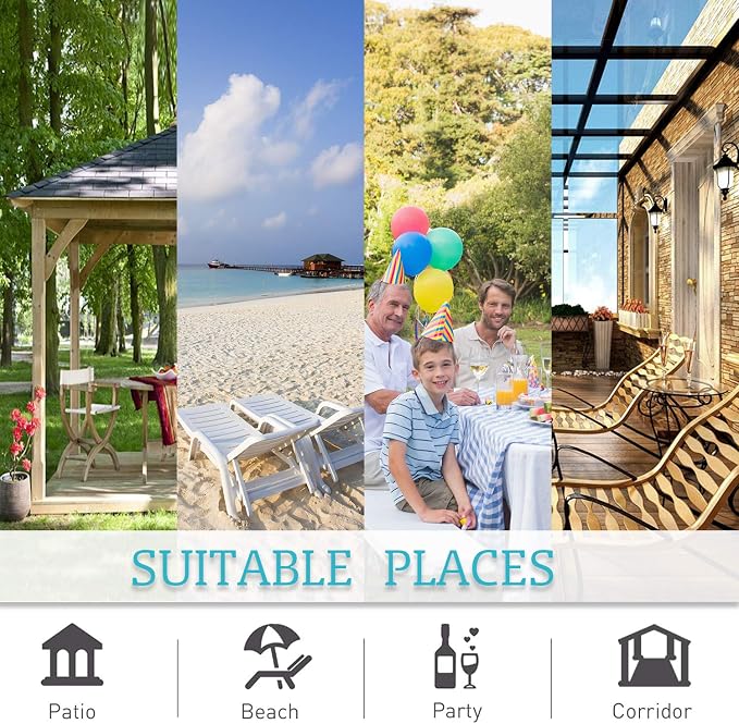 RYB HOME Extra Wide Outdoor Curtains - Image 9