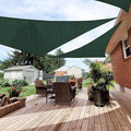 Patio Paradise 8' x 8' x 8' Sun Shade Sail Triangle Canopy Shade Cloth Fabric by Patio