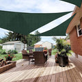 Patio Paradise 9' x 9' x 9' Sun Shade Sail Triangle Canopy Shade Cloth Fabric by Patio