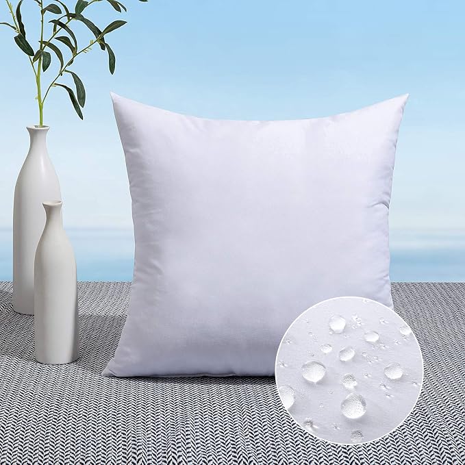 MIULEE 26x26 Pillow Insert Throw Pillow Insert, Outdoor Pillows Water-Resistant by MIULEE